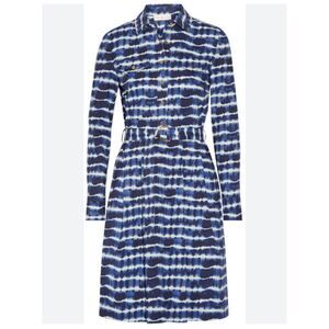 tory burch dress blue Tory Burch Midi Dress With Balloon Sleeves